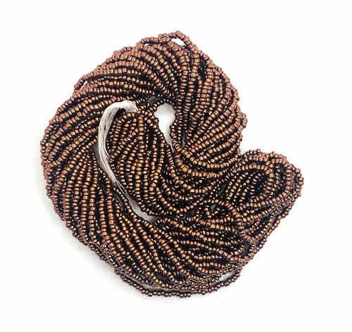 Seed Beads 2 mm Preciosa Ornela Czech 9000 Pieces CZ Glass Beads 11/0 24 on Multiple Strands (Metallic Copper) - Image 4