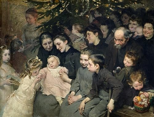 Affiche d'art Henry Jules Jean Geoffroy la goutte de lait impression sur toile 60x90cm