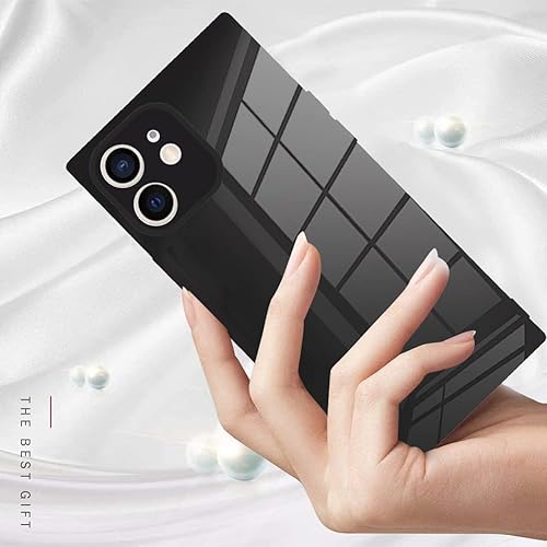 Miniatura 5 de LSL Compatible con iPhone 12 - Funda cuadrada de poliuretano termoplástico suave, anticaídas, antiarañazos, absorción de golpes, funda delgada