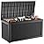 EasyUp 320 Gallon Deck Box Waterproof, UV Resistant Resin Outdoor Storage Box with Hydraulic Rod, Lockable Design and Enhanced Durability for Patio, Garden, and Poolside Use