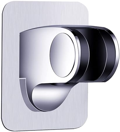 MartO Strong Self Adhesive Handheld Shower Head Holder, Adjustable Angle Shower Wand Holder, No Drilling Wall Mount Bracket, Hand Shower Holder for Bathroom and Jet Spray Holder (Pack of 2)