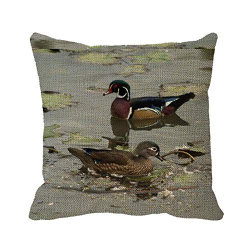 Goldaisy Wood Ducks Custom Pillow Cases 18 x 18inch Goldaisy Wood Ducks Custom Pillow Cases 18 x 18inch