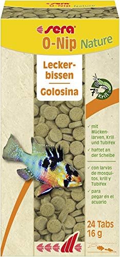 Sera O-Nip Nature Attaching Tablet Fish Food, 24 Tabs, 0.5 Ounces, One Size (420)