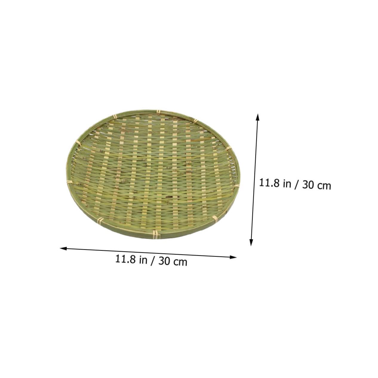 CIYODO 2Pcs Woven Baskets Multipurpose Food Storage Baskets for Fruits Snacks Stylish Kitchen Pantry Organizers Design for Home Use