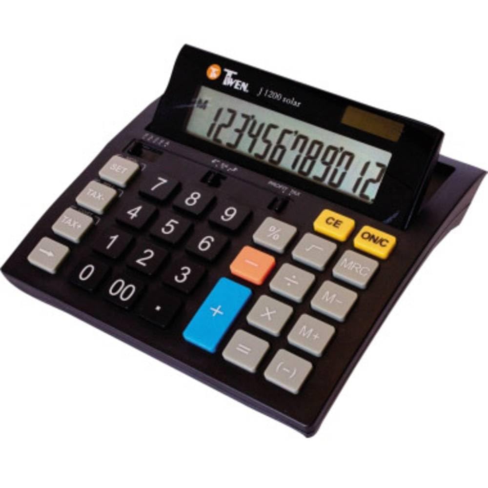 Triumph Adler Calculatrice de Bureau J-1200 Solar écran Large