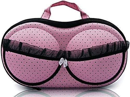 Women's Underwear Case Travel Portable Storage Bag Box Protect Bra Panty Lingerie Organizer(Multi Color)