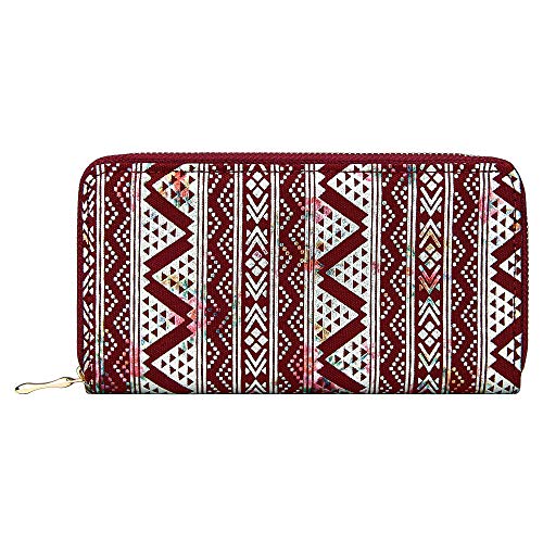 Oidery Clutch Wallet For Women-Zip Around Long Wallet For Women, Large Capacity Womens Wallet With Zipper Coin Purse #TOP1