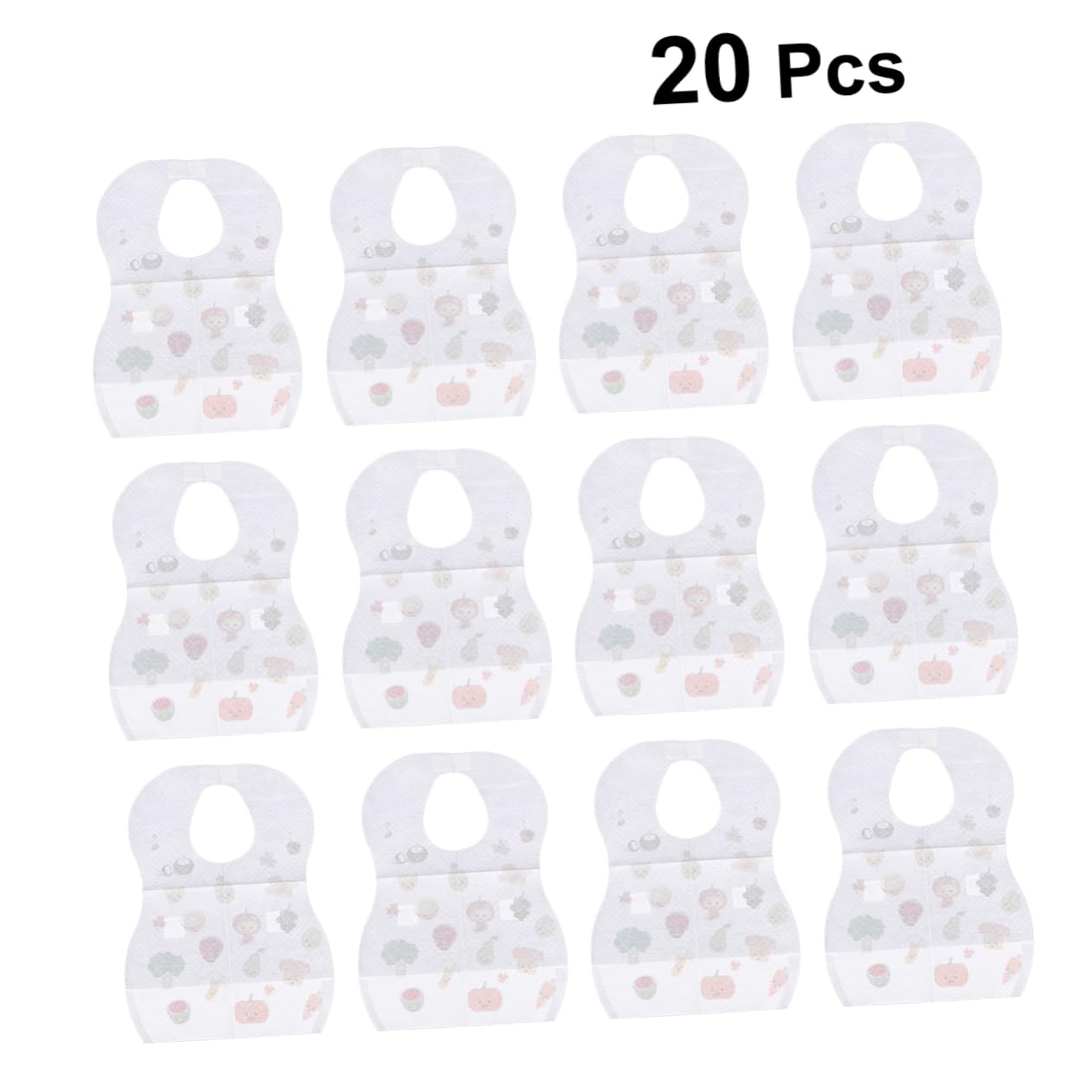 Healifty 40 Pièces Bavoirs En Silicone Pour Bébé Bavoirs D'Alimentation Pour Bébé Fille Pour Jetables Pour s De Déjeuner Pour Salive Tablier