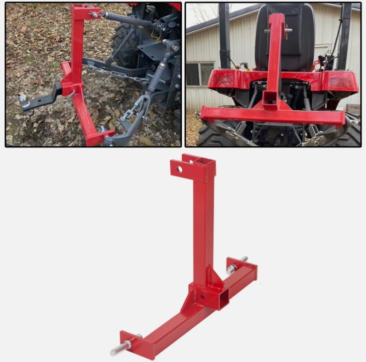 3 Point 2" Receiver Trailer Tow Hitch Category 1 Tractor Drawbar Attachment，Replacement for OEM