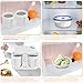 Pukomc Ice Cream Maker Machine for Home Use, with Two Ice Cream Bowls,Simple Operation and Easy to Clean,White