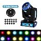 Areyourshop Moving Head Beam 230W mit 8-Prismeneffek Bühnenlicht,DMX512 Leistungsstarker Strahleffekt 15 Farben, 18 Muster DJ/Disco Licht für DJ, Club, Konzert, KTV, 1PC