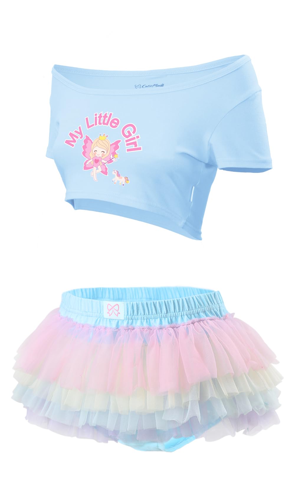 CutiePlusU Falda de ballet con tutú hinchada de tul para adultos, falda de bailarina