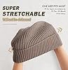 Wmcaps Classic Knit Beanie for Men/Women - Stretchy Soft Cuffed Wooly Beanie with Thermal Thick Fleece Lining - Gifts for Him/Her/Dad (Khaki) #2