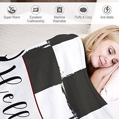 Couverture Hello Soccer surdimensionnée en textile super doux et finitions premium