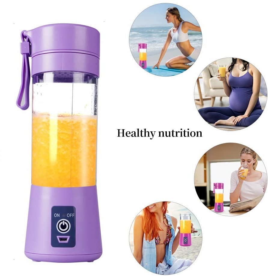 Mini Portable Blender For Milkshakes & Smoothies - USB Charging, Small Juice Cup Blender