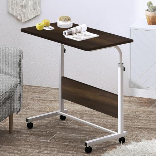 Torche Multipurpose Height Adjustable Movable Table for Computer & Laptop Table with Wheels (Big-Exotic Oak) - Image 5