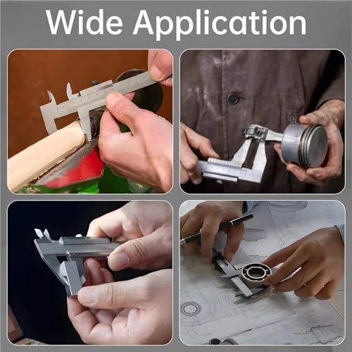 Calibrador Vernier Manual 0-200 mm Acero Carbono miniatura 6