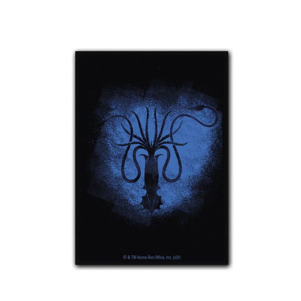 greyjoy card sleeves Black And Gray Checkered full art Game of Thrones - Greyjoy