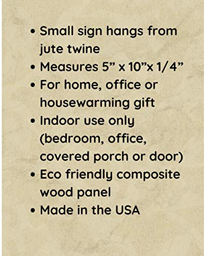 Please Take Off Your Shoes Sign - Small Hanging Wooden Plaque, Coastal Beach House Decor, 10 x 5 Inches - Image 4