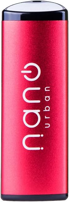 MNi 2600mah Portable Power Bank Charger for Smartphones - 1 USB port red Lipstick Size Digital Device - Best For Samsung S5 S4 or Galaxy, Iphone 4 4S 5S/5 & 6, and iPad (Red)