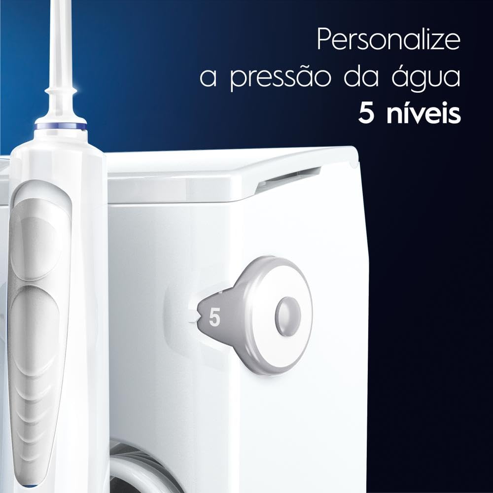 WaterFlosser Oral-B Wasserseide, entfernt bis zu 99,9% Plaque*, 5 Intensitätsstufen