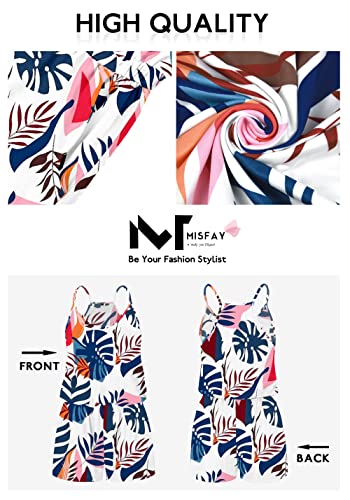 Image of MISFAY Womens Summer Loose V Neck Spaghetti Strap Short Jumpsuit Rompers 2026