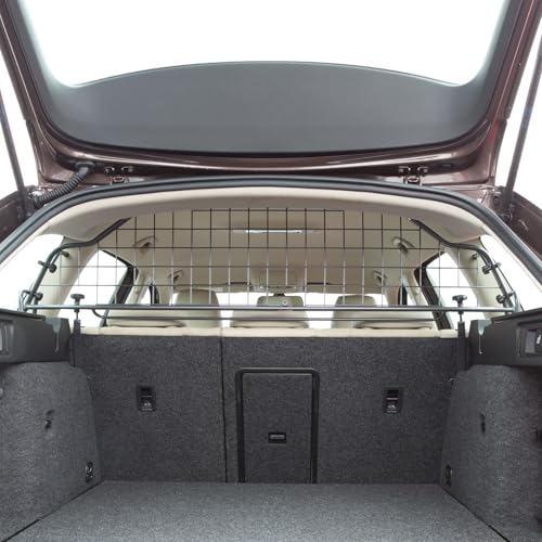 Travall Hundegitter für Škoda Octavia (2012-2020) Fahrzeugspezifisches Hundegitter, Kofferraumschutz für Hundetransport, Gepäckschutz, Robustes Stahlnetz Auto Hundesperre