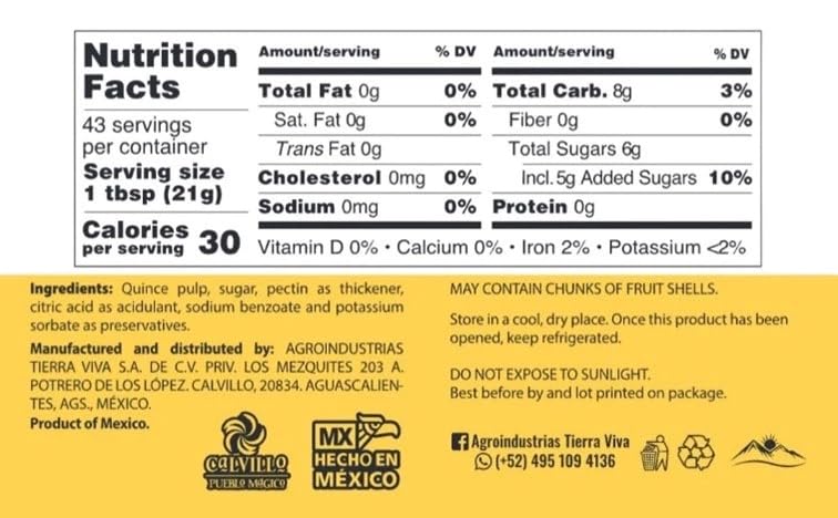 Miniatura 2 de Pasta de membrillo 32 oz (908g)