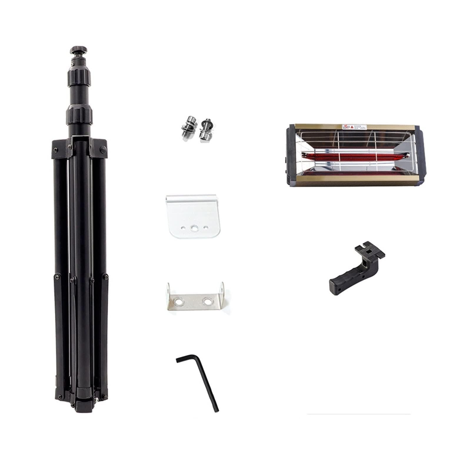 LNHHG Paint Curing Lamp Infrared Dryer Paint 1000W Quick Curing Short Waved Car Lamp With Stand DT-KC-Z1 for Spray Booth & Garage Workshop