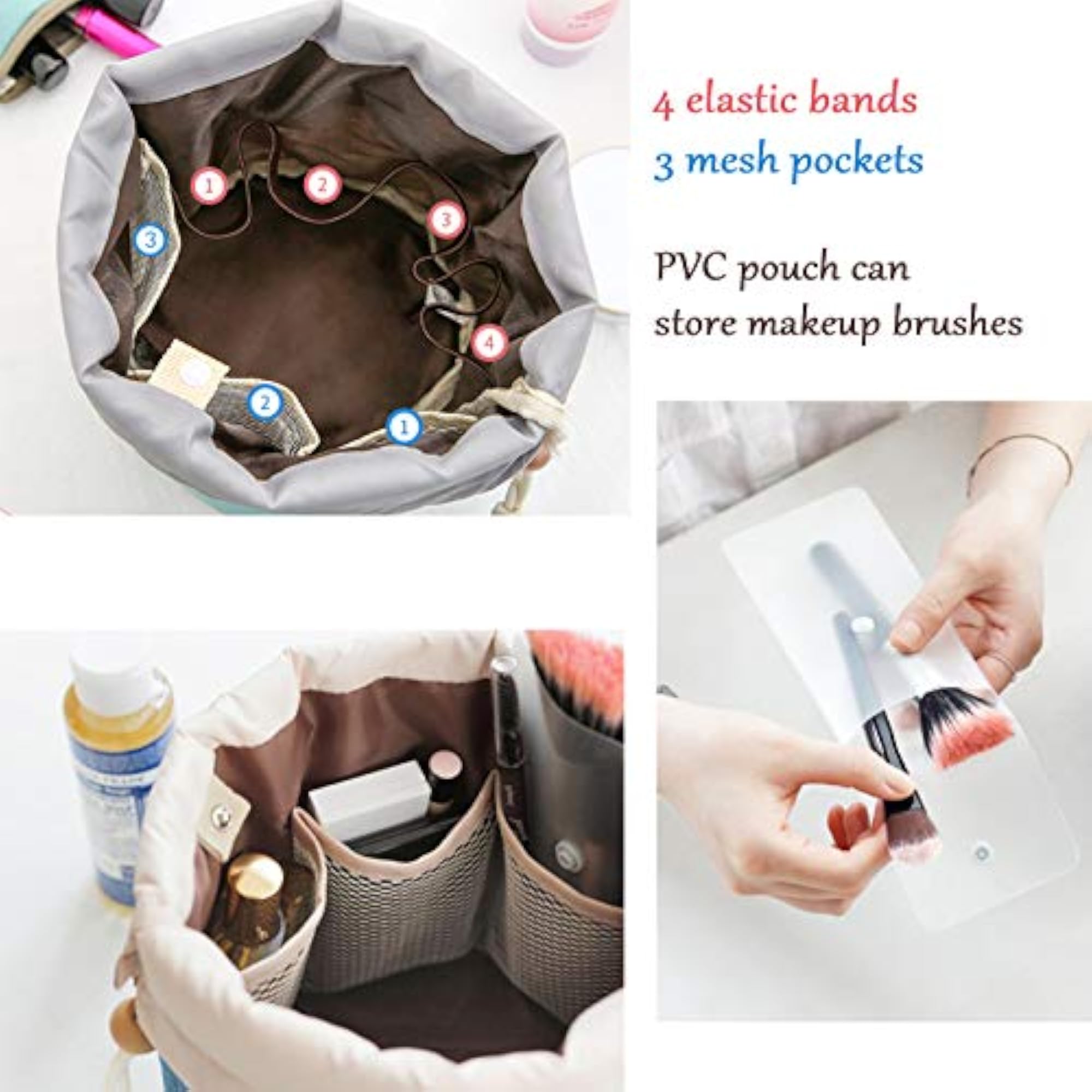 Waterproof Cosmetic Organizer Bag Cases Toiletry Bag