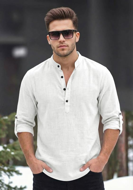 Image of Men Short Kurta