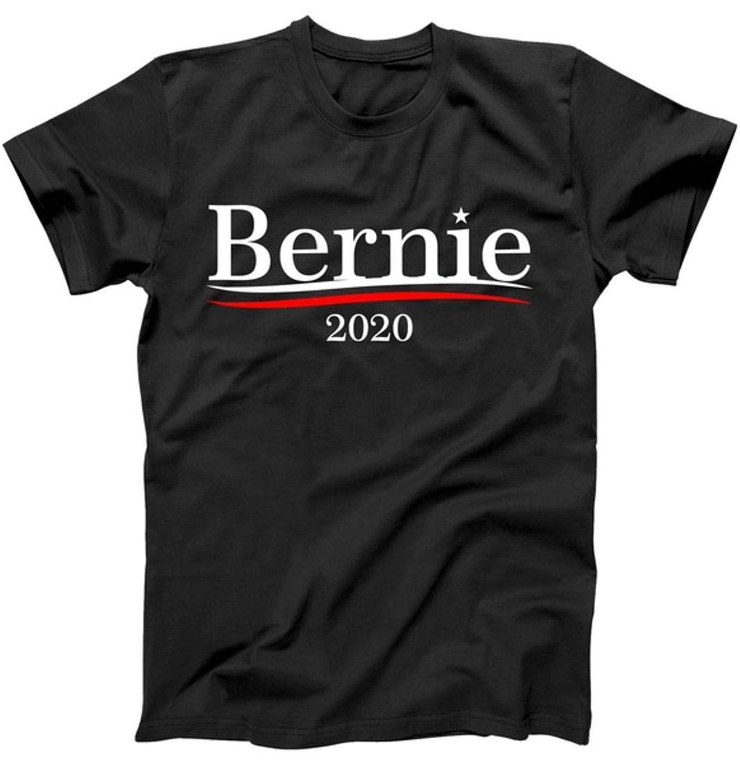 Bernie Sanders 2020 Logo T-Shirt Black 2XL