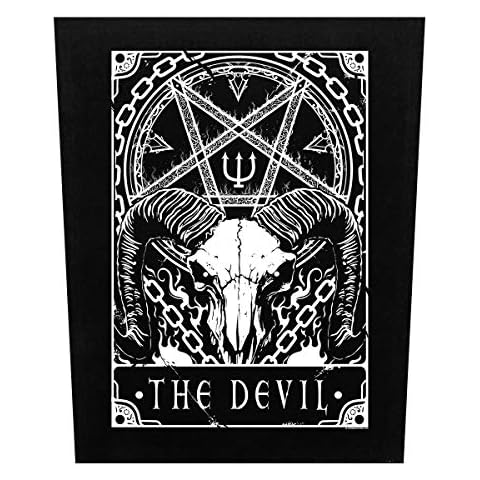 Deadly Tarot The Devil Back Patch Black 29.5x36cm Cover