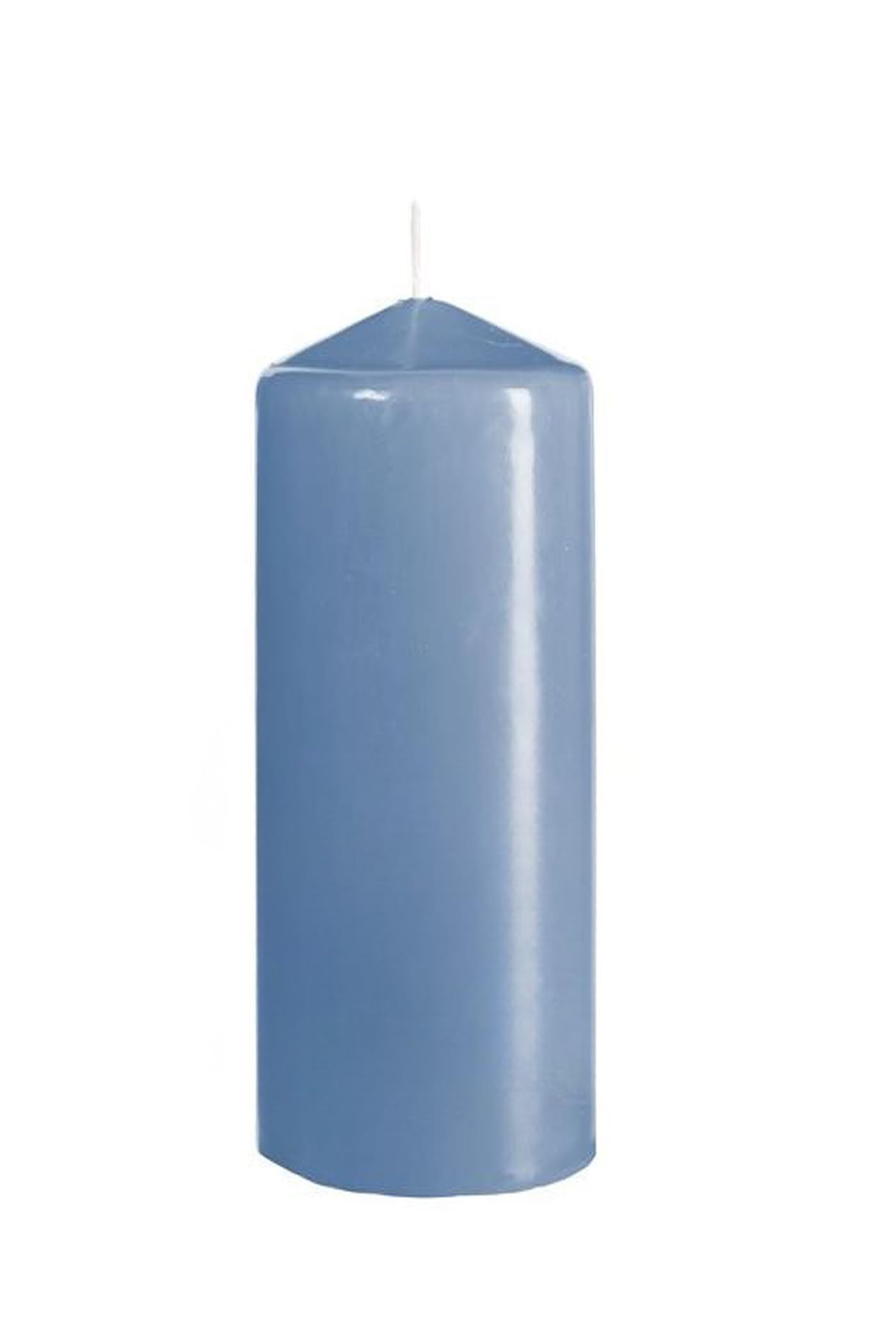 Set di 4 candele a pilastro, Ø 5,8 x 15 cm (diametro x altezza), durata della combustione: 45 ore, senza fuliggine, miscela di paraffina e palma, candela a blocco, corona dell'Avvento, candela di