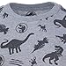 Jurassic Park Little Boys 3 Pack Graphic T-Shirts Logo Black/Blue/Gray Heather 6
