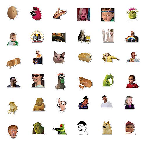 50 Stück Lustige Meme Sticker Set – Ansicht 5