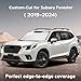 EcoNour Windshield Sunshade Compatible for Subaru Forester 2019-2022 2023 2024, Sun Visor for Front Windshield & Window Sun Shade Cover, UV Heat Blocker & Protector, Car Accessories