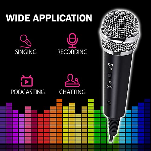Japard - Mini Recording Studio Kit, 3.5Mm Jack With Cable For Pc Microphone, Broadcast Microphone For Computer, Desktop Laptop Mac Windows, Podcast Game Singing, Mini Condenser Microphone Bundle Kit #TOP6