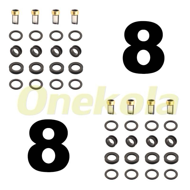 Fuel Injector Repair Kits For 23250-20010 For 1994-2003 For Lexus For Toyota 3.0L V6 23209-20010 - (Color: 20 piece set)