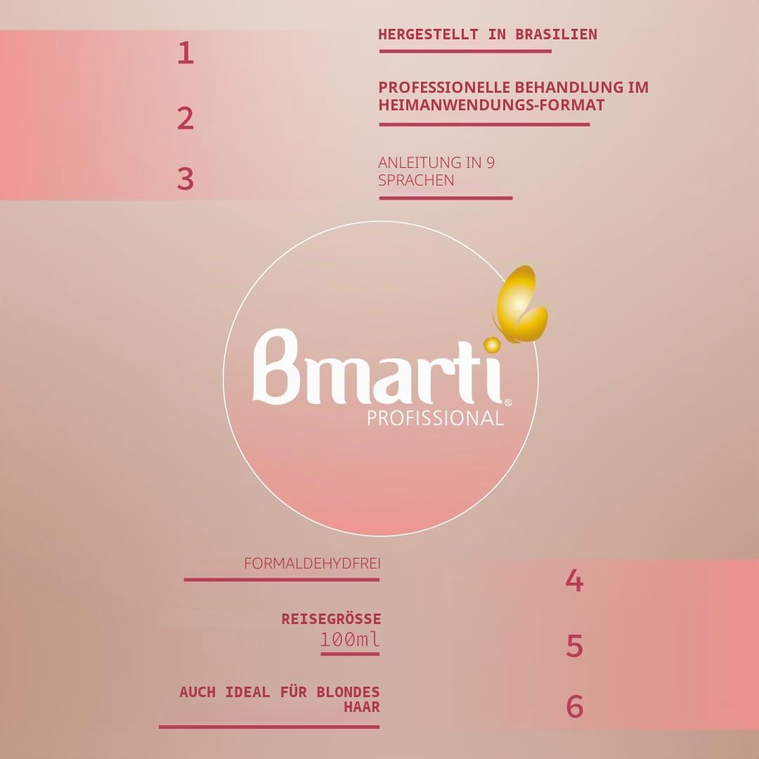 Max Reduce Kit brasilianisches Keratin – Glättungsmittel gegen Kräuseln – Verringerung des Haarvolumens – weiches Haar