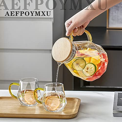 Aefpoymxu 10 Oz Clear Glass Espresso Cups Set Of 2 Coffee Cups With Handle Crystal Coffee Mug Borosilicate Heat Resistant For Liquor Tea Beverages Milk Latte Cappuccino thumb #5