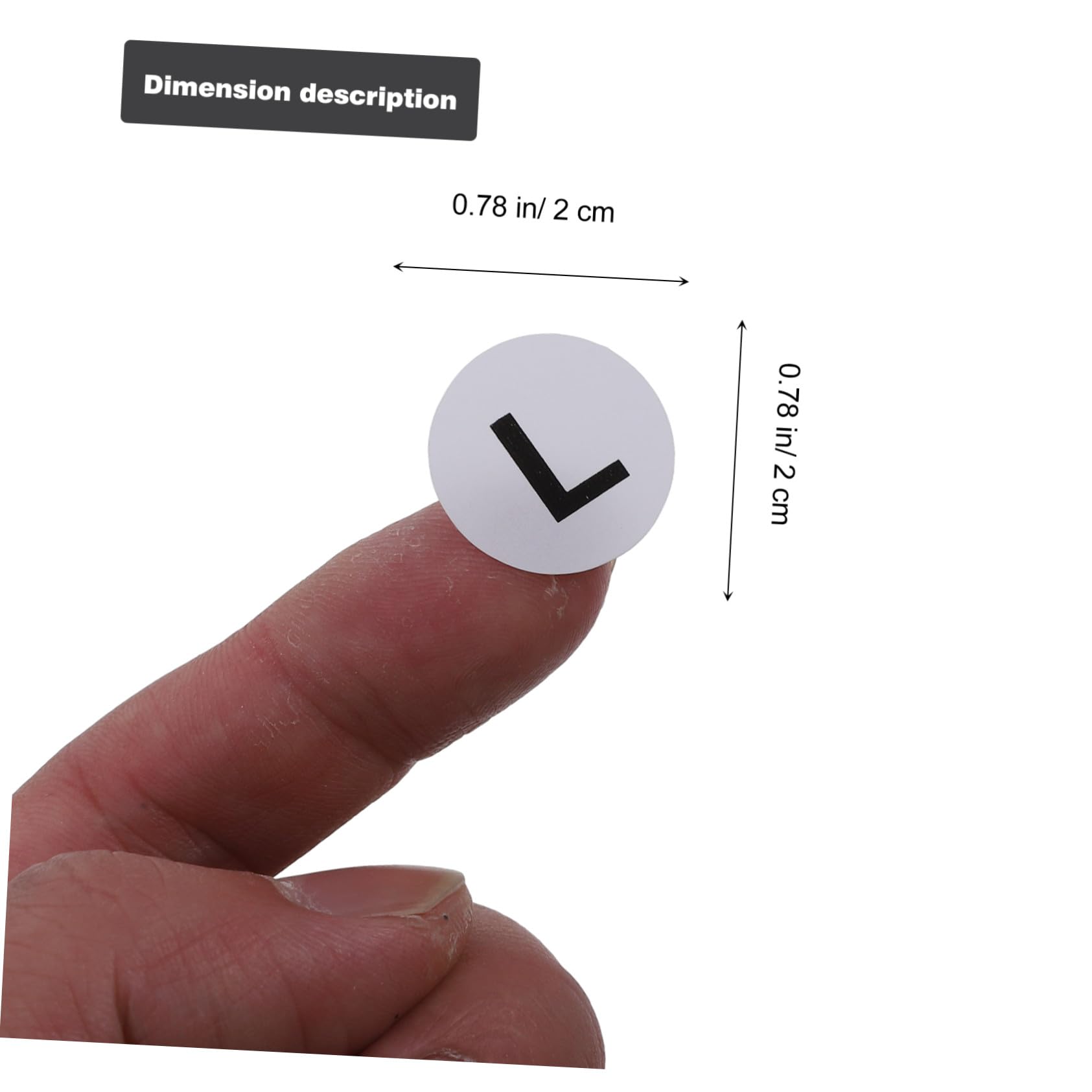 jojofuny 3 Ensembles Autocollants Étiquettes Stickers Vêtement Rond Lavable Cercle Vêtir Tissu Amovible Étiquettes Pour L'organisation Réutilisable Nombre Pvc Auto-adhésif 1500 Pièces * 3