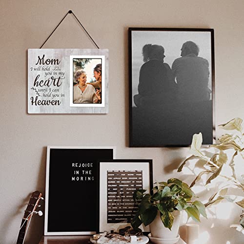 Memorial Gift For Loss Of Mother - Memorial Picture Frame - Loss Of Mother Sympathy Gifts, Bereavement Gifts For Loss Of Mom - Fits 4X6 Inches Photo #TOP3