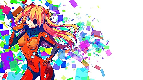 Poster Villa Asuka Langley Soryu Neon Genesis Evangelion Asuka Langley Shikinami Matte Finish Paper Poster Print (Multicolor) PV-12162
