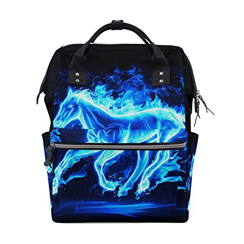 Mummia Bag Zaino Sfondi Per La Scuola Modello Fiamma Cavallo