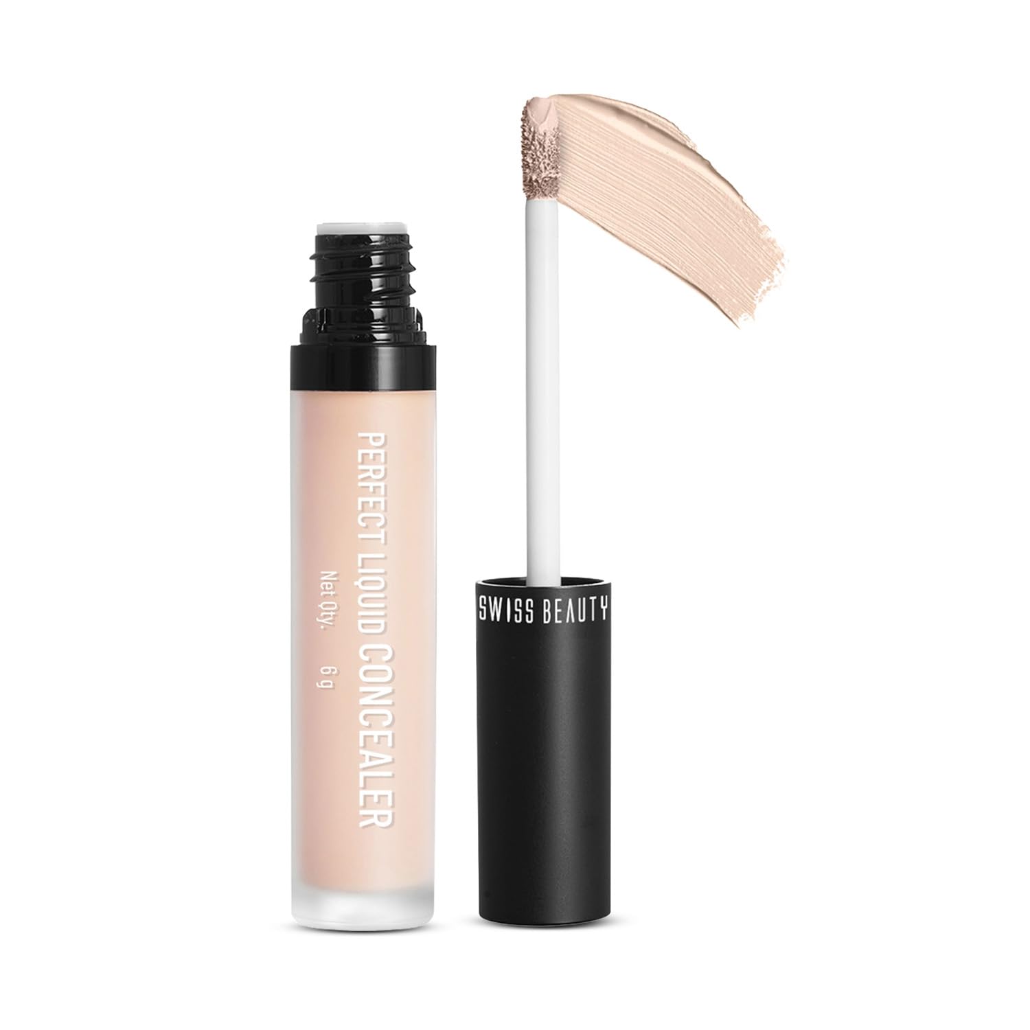 Liquid Light Weight Concealer With Full Coverage |Easily Blendable Concealer For Face Makeup With Matte Finish | Shade- Medium - Moyen, 6g