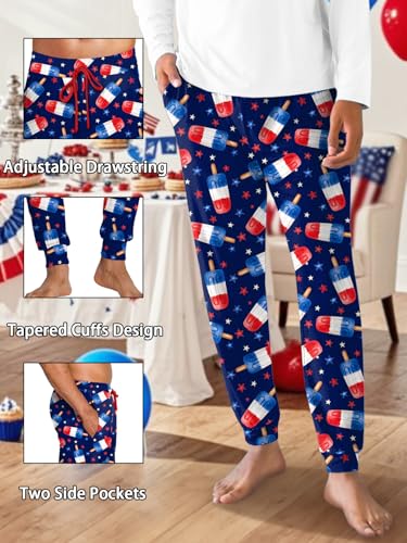 Deerose Mens St. Patricks Day Pajama Pants Drawstring Elastic Waist Pants with Pockets3