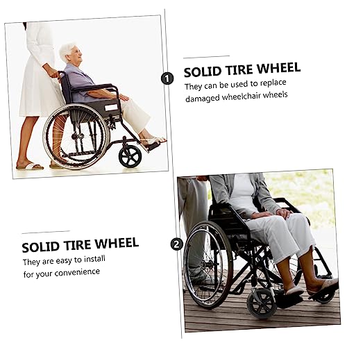 Roue fauteuil roulant solide de qualité supérieure avec roulement fluide - 7