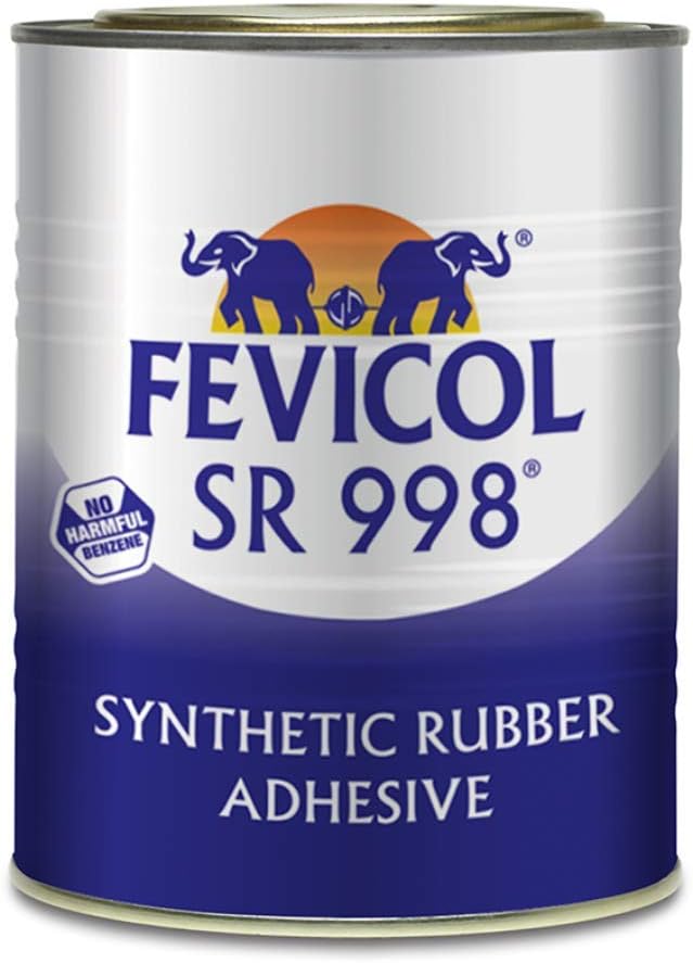 Fevicol SR 998, 500ml | Best for Rubber, Fabric & Leather Furniture, Plywood, Lamination, Packaging, Crafts, DIY, Metal & Wood Bonding, Water & Heat Resistant, Fast Setting, Strong Durable Bond