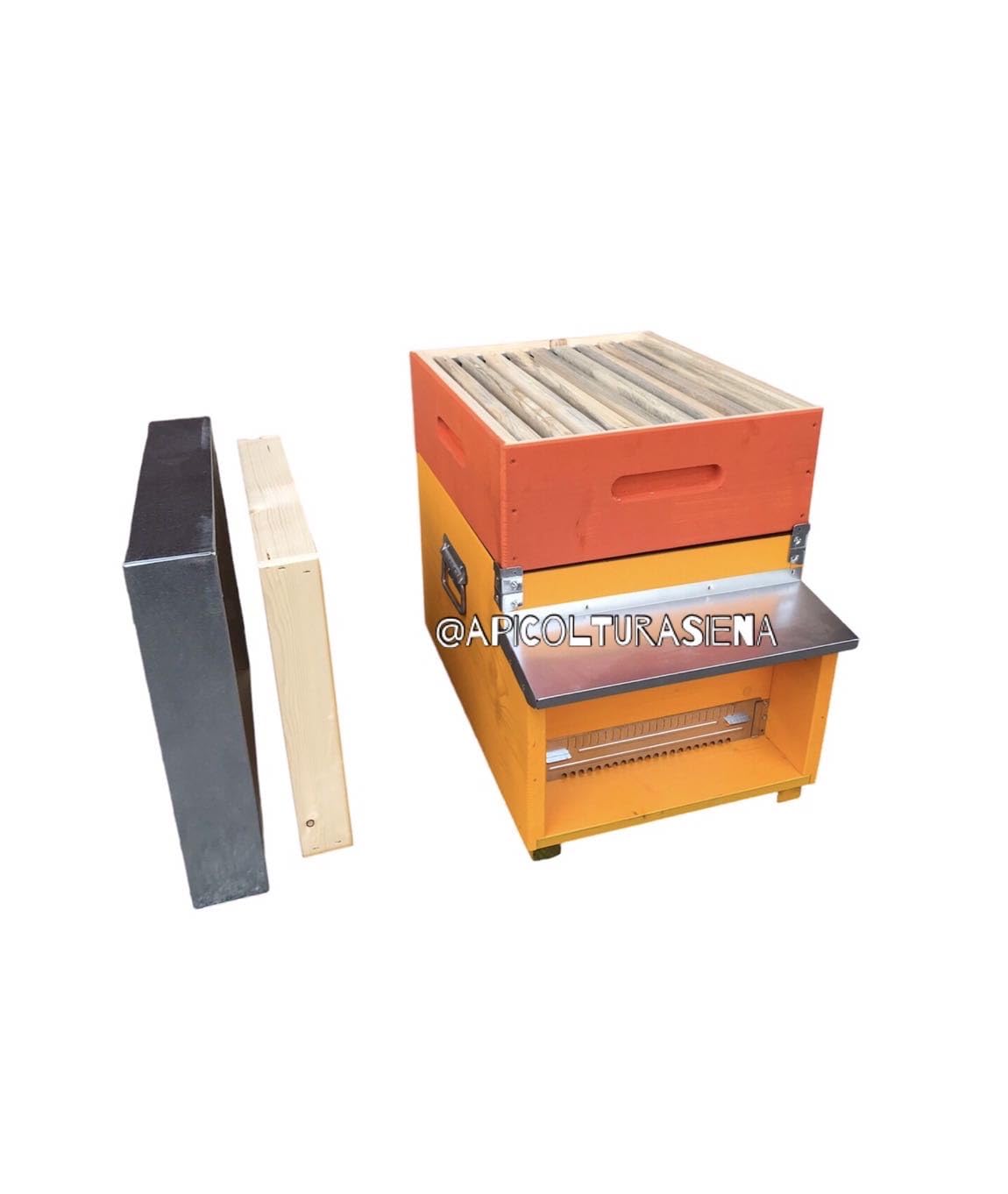 Arnia Per Apicoltura Da Nomadismo Db 10 Favi - Senza Melario, Da Colorare - Completa Di Fondo, Coperchio, Griglia - Foto 9